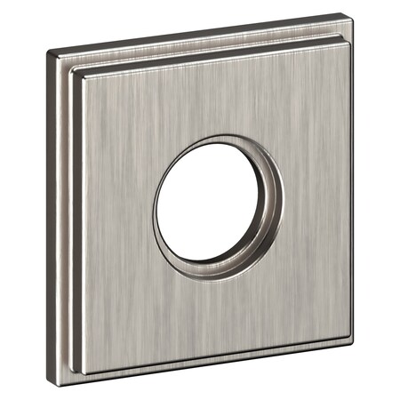 Baldwin Half Dummy Rosettes Lifetime Satin Nickel R049.056.IDM